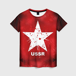 Женская футболка USSR Star