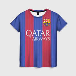 Женская футболка Barcelona: Qatar Airways