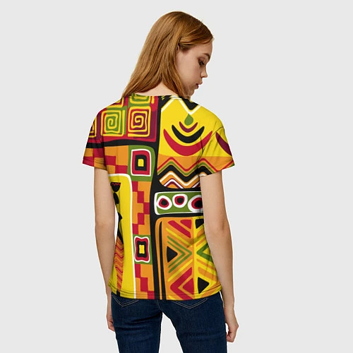 Женская футболка Африка / 3D-принт – фото 4