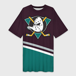 Женская длинная футболка Anaheim Ducks