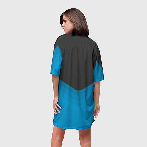 Женская длинная футболка Cloud 9 Uniform / 3D-принт – фото 4