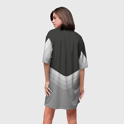 Женская длинная футболка Penta Uniform / 3D-принт – фото 4