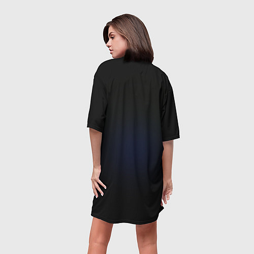 Женская длинная футболка Марионетка / 3D-принт – фото 4