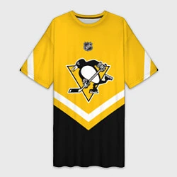 Женская длинная футболка NHL: Pittsburgh Penguins