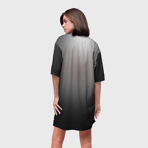 Женская длинная футболка Ли Син / 3D-принт – фото 4