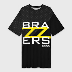 Женская длинная футболка Brazzers Bros