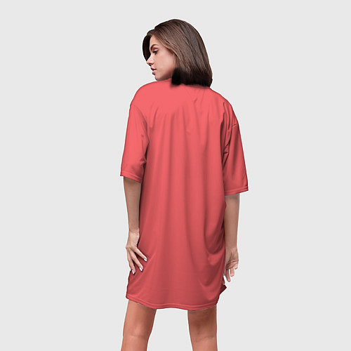 Женская длинная футболка Лицо Зойдберга / 3D-принт – фото 4