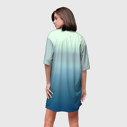 Женская длинная футболка Alice Schuberg4 / 3D-принт – фото 4