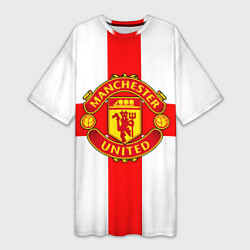 Женская длинная футболка Manchester Utd: England