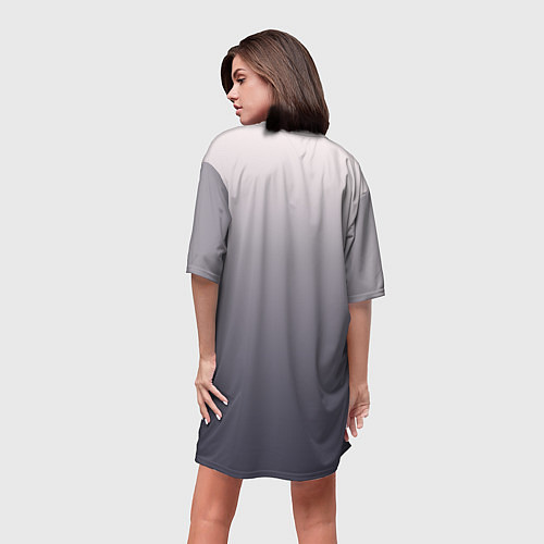 Женская длинная футболка Проверка зрения / 3D-принт – фото 4