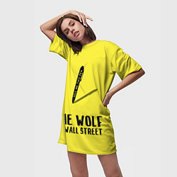 Футболка женская длинная The Wolf of Wall Street, цвет: 3D-принт — фото 2