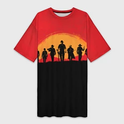 Женская длинная футболка Red Dead Redemption 2