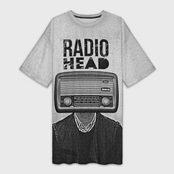 Женская длинная футболка Radiohead Retro