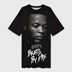 Женская длинная футболка Dr. Dre: 100% Beats