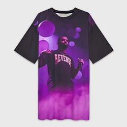Женская длинная футболка Drake: Revenge
