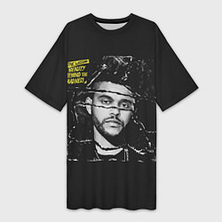 Женская длинная футболка The Weeknd: Madness