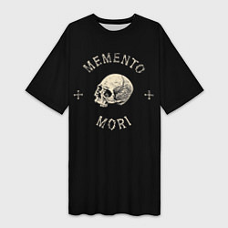 Женская длинная футболка Memento Mori