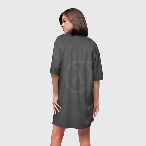 Женская длинная футболка Гордон Фримен / 3D-принт – фото 4