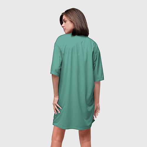 Женская длинная футболка Недоумевающий Винсент / 3D-принт – фото 4