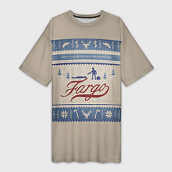 Женская длинная футболка Fargo Winter