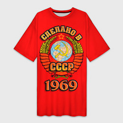 Женская длинная футболка Сделано в 1969 СССР