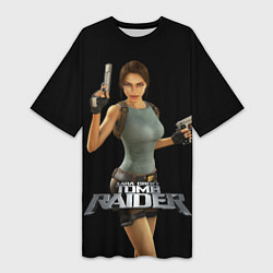 Футболка женская длинная TOMB RAIDER, цвет: 3D-принт