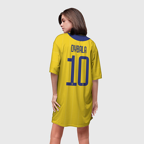 Женская длинная футболка Juventus FC: Dybala Guest 17/18 / 3D-принт – фото 4
