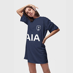 Футболка женская длинная Tottenham FC: Kein Away 17/18, цвет: 3D-принт — фото 2