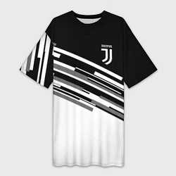 Женская длинная футболка FC Juventus: B&W Line