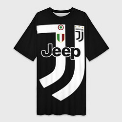 Футболка женская длинная FC Juventus: Dybala FIFA 2018, цвет: 3D-принт