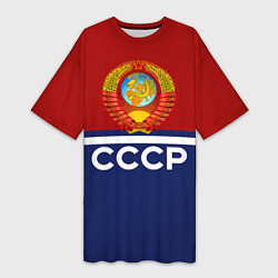 Женская длинная футболка СССР: Спортсмен