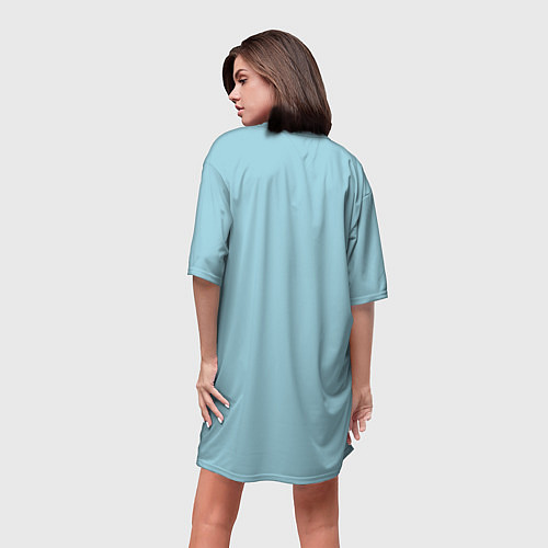 Женская длинная футболка Дженнифер Энистон / 3D-принт – фото 4