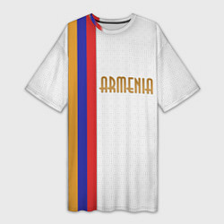 Футболка женская длинная Armenia Line, цвет: 3D-принт