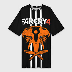 Женская длинная футболка Far Cry 4: Orange Elephant