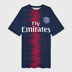 Женская длинная футболка FC PSG Mbappe 18-19