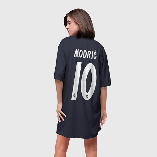 Женская длинная футболка Modric away 18-19 / 3D-принт – фото 4