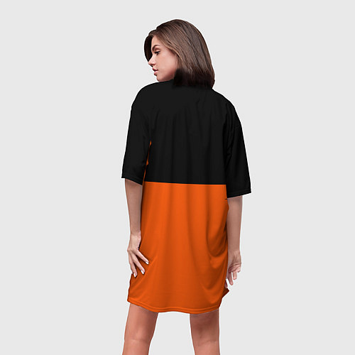 Женская длинная футболка Orange Is the New Black / 3D-принт – фото 4
