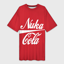 Женская длинная футболка Nuka Cola
