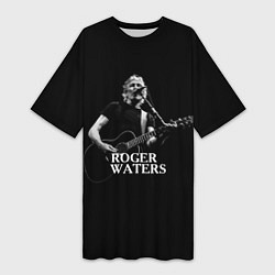 Футболка женская длинная Roger Waters, цвет: 3D-принт