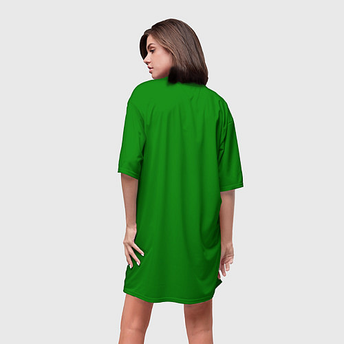 Женская длинная футболка NOFX Face / 3D-принт – фото 4