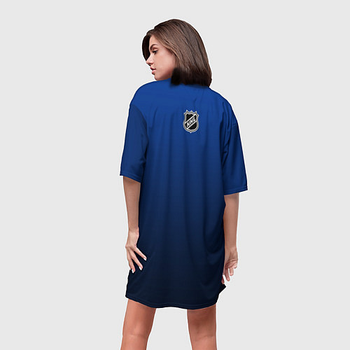 Женская длинная футболка St Louis Blues / 3D-принт – фото 4