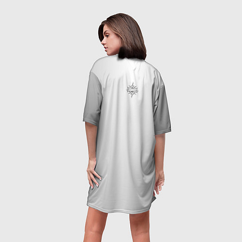 Женская длинная футболка Godsmack / 3D-принт – фото 4
