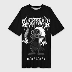 Футболка женская длинная Ghostemane, цвет: 3D-принт