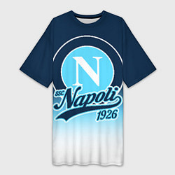 Женская длинная футболка Наполи ФК