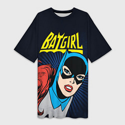 Женская длинная футболка Batgirl