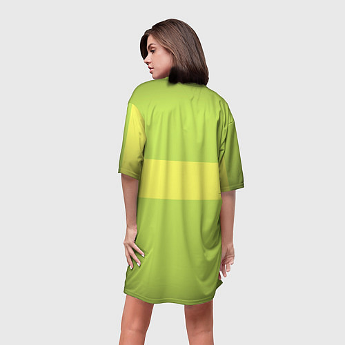 Женская длинная футболка UNDERTALE CHARA / 3D-принт – фото 4