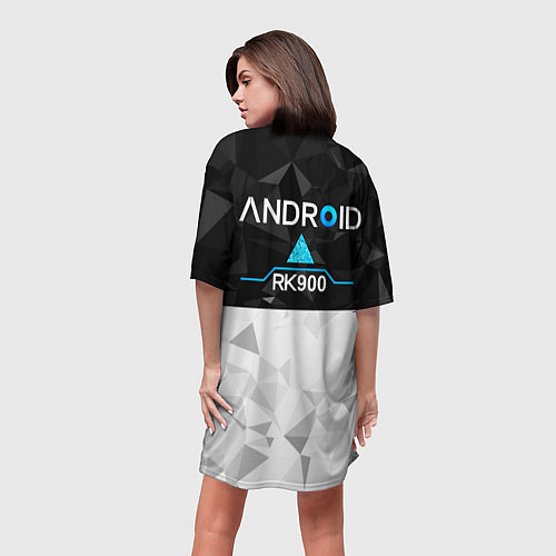 Женская длинная футболка RK900 CONNOR / 3D-принт – фото 4