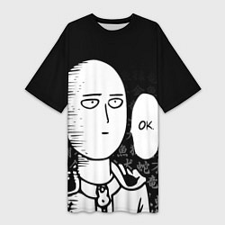 Женская длинная футболка ONE-PUNCH MAN