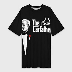 Футболка женская длинная The Carfather Top Gear, цвет: 3D-принт