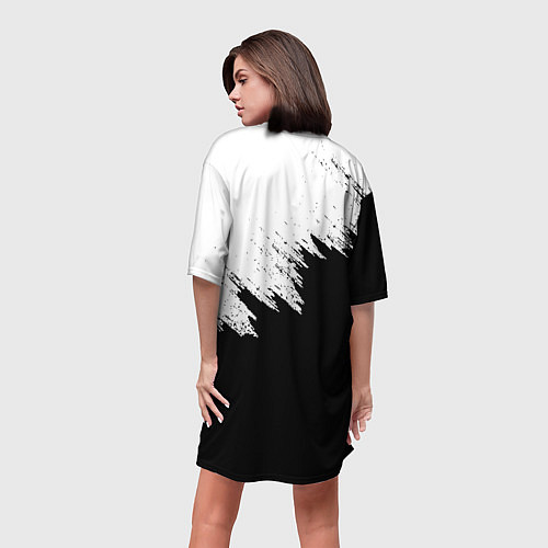Женская длинная футболка APEX LEGENDS / 3D-принт – фото 4